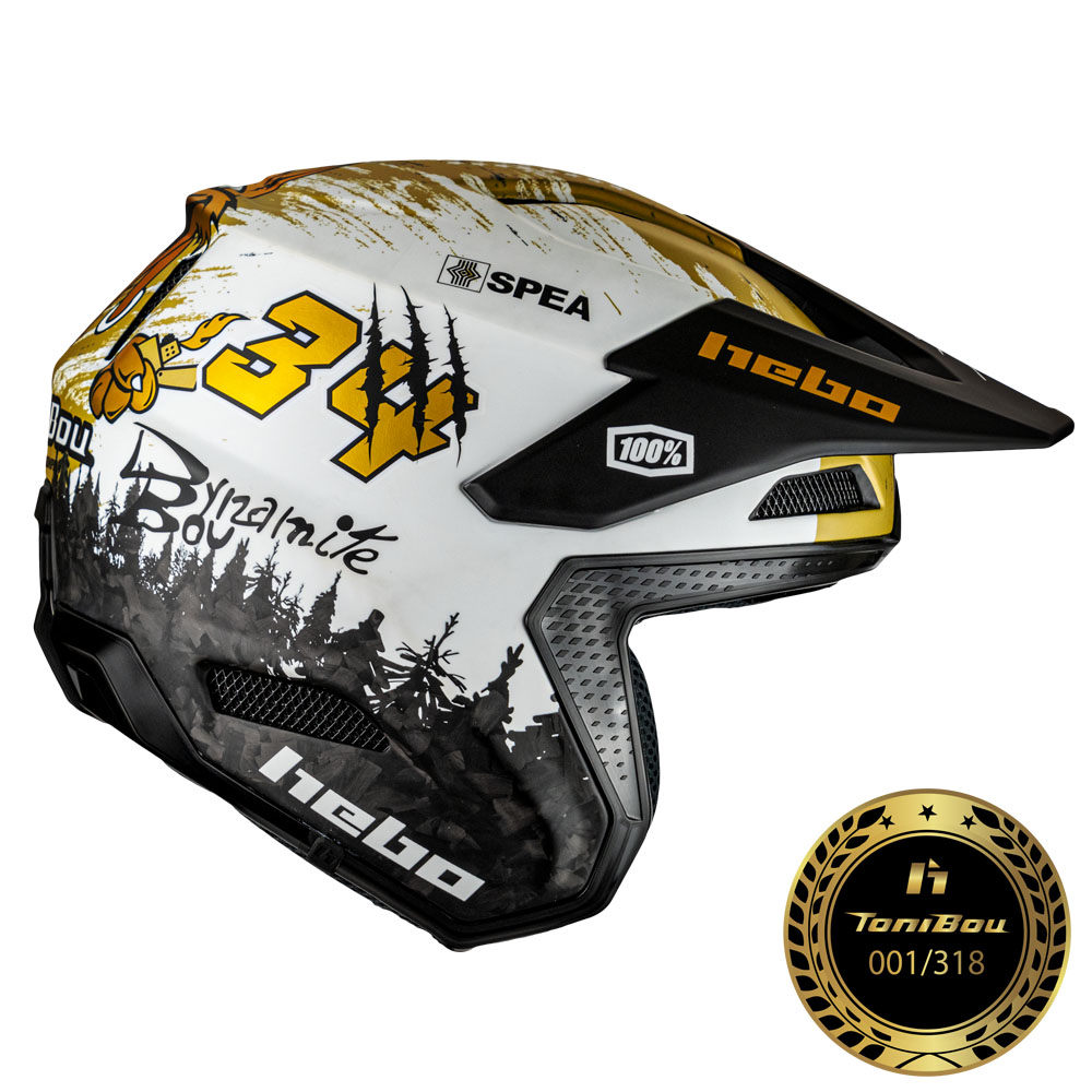 HELMET ZONE RACE TONI BOU 34 LIMITED EDITION X-LARGE